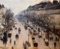 Pissarro, Camille - Boulevard Montmartre, Winter Morning